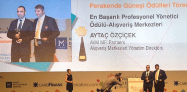 AVM MFI Partners, perakende güneşi ödülünü aldı
