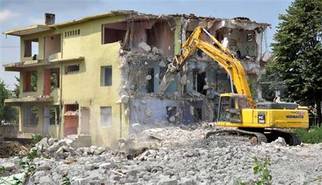 Bağcılar Barınkent Sitesi’nde yıkımlar bugün yapılıyor