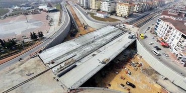 Gaziantep Karataş Köprülü Kavşak çalışmasında sona doğru
