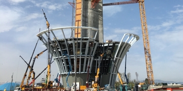 Antalya Expo 2016 Kulesi'nin yapımı sürüyor 