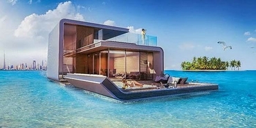 Dubai'nin yüzen evleri suya indi! Fiyatlar 2.7 milyon dolardan başlıyor!
